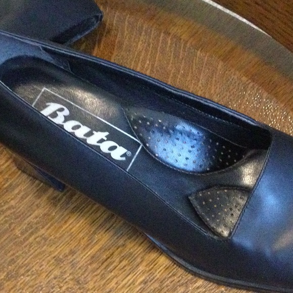 Bata Square Toe Chunky Heels - Picture 12 of 13